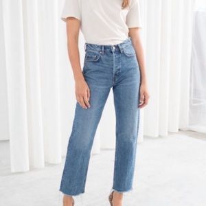 & OtherStories high-waisted jeans, skinny leg NWOT